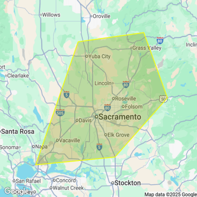 Sacramento service areas